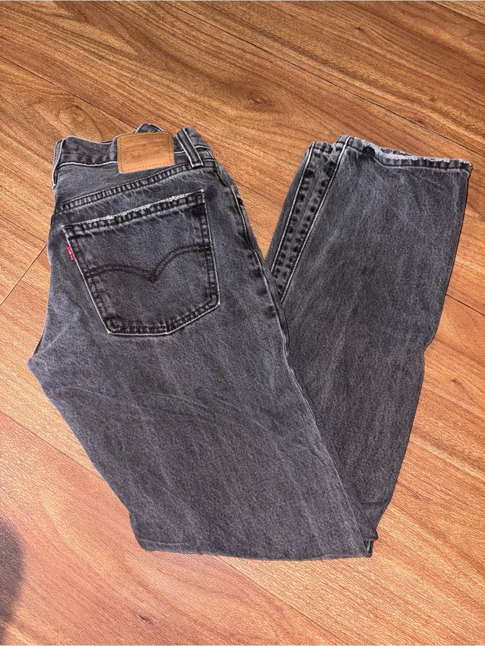 Levi's Relaxed Black-Gray Washed Jeans